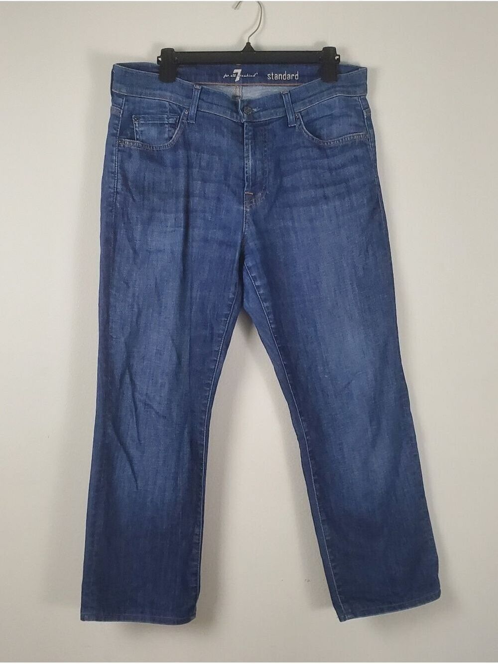 7 For All Mankind Standard Fit Blue Jeans Size 32